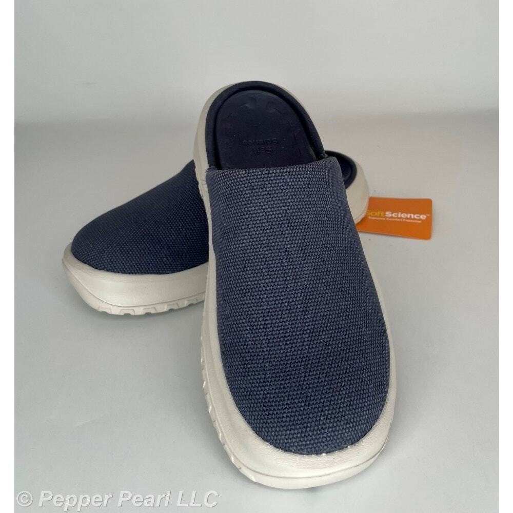 Women's Size 4.5 to 5 Blue Clog Mule Comfort Casual Walk Work Slip Resistant